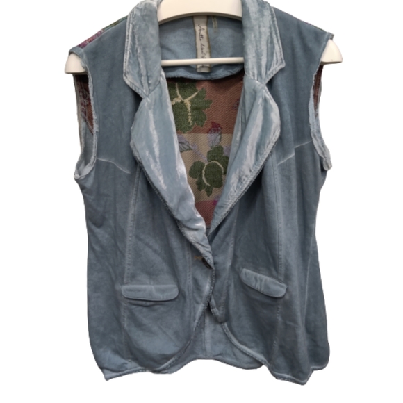Aratta Jackets & Blazers - Aratta Silent Journey Gray Open Vest Size M